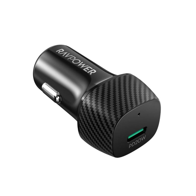 RAVPOWER PD 20W USB-C Fast Car Charger - VC1017