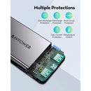 RAVPOWER PD3.0 20W 3 Ports Power Bank (20000mAh) - PB1235