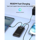 RAVPOWER PD Pioneer 20W 3 Ports Power Bank with Smart Digital Display (10000mAh) - PB1237