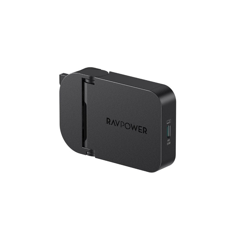 RAVPOWER PD Pioneer 35W 1-Port Wall Charger (GaN 5.0, Foldable Design) - PC1082