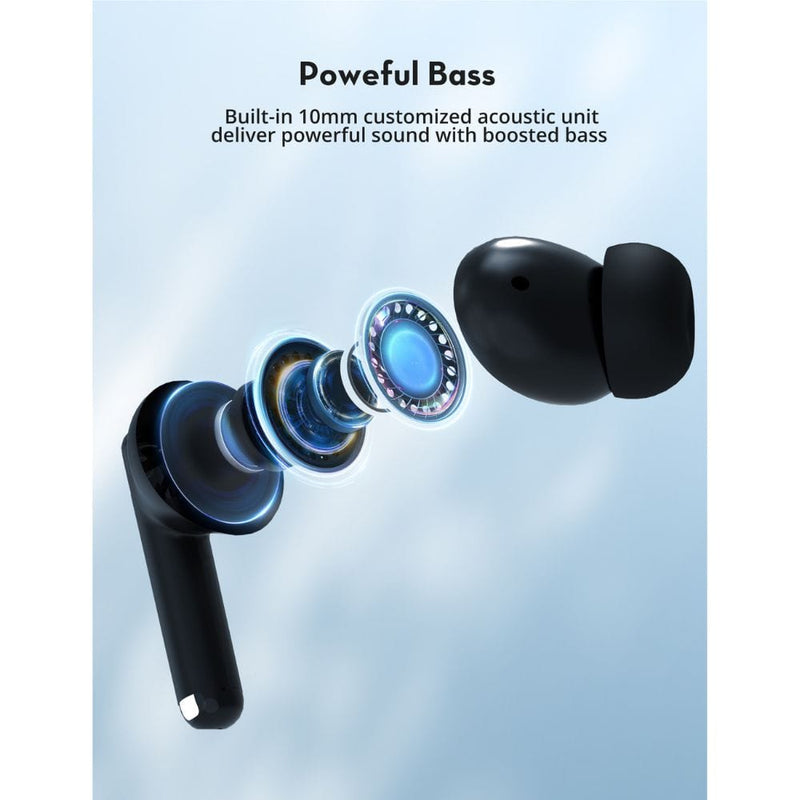 RAVPOWER True Wireless Bluetooth Earbuds (24H Playtime, ENC Clear Calls) - BH1014