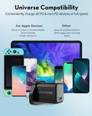 RAVPower 30W GaN Tech PD USB-C Wall Charger - PC169