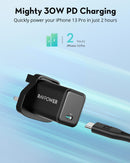 RAVPower 30W GaN Tech PD USB-C Wall Charger - PC169