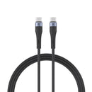 RAVPower 60W Type-C to Type-C Liquid Silicone + Aluminum Charging Cable 1M (3.3ft) - CB1038