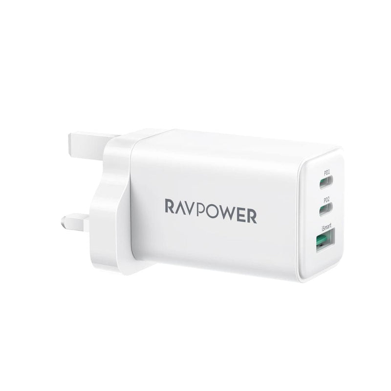 RAVPower 65W GaN 3-Port Wall Charger - PC172