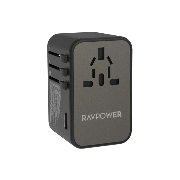 RAVPower GaN 75W Travel Universal Power Adapter (Charger) - PC1043