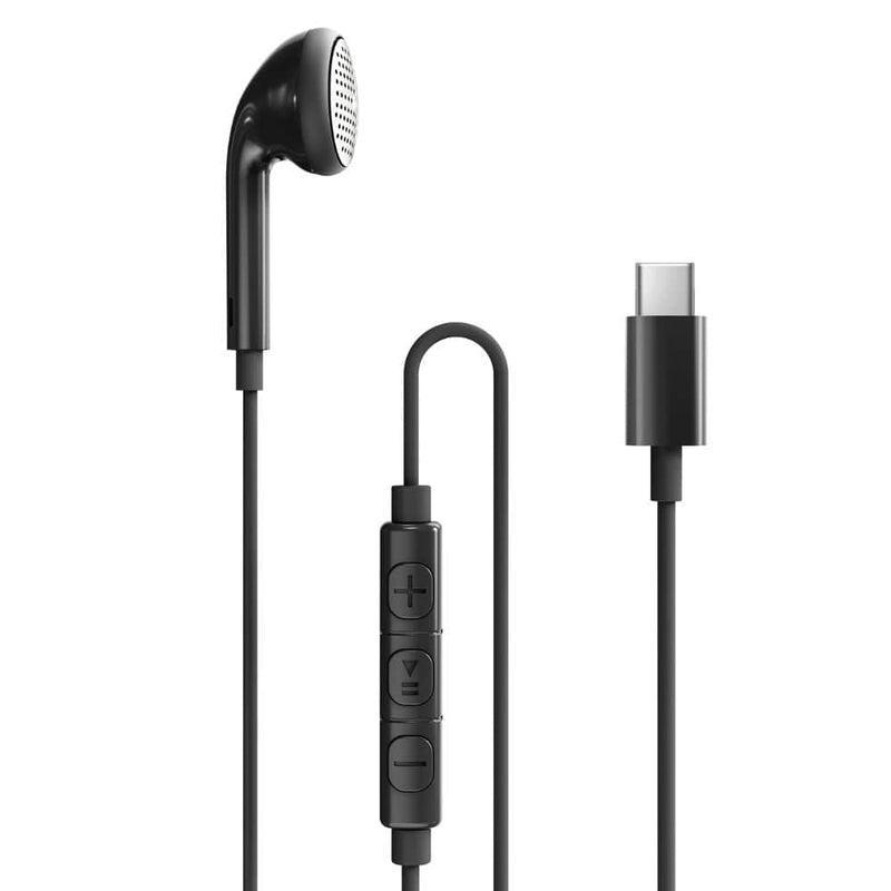 RAVPower Mono Earphone with USB-C Plug & In-Line Remote - EP1002