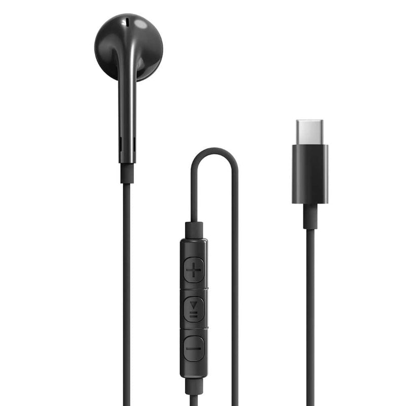 RAVPower Mono Earphone with USB-C Plug & In-Line Remote - EP1002