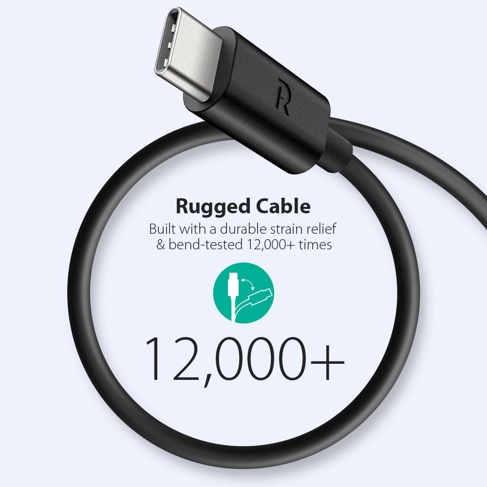 RAVPower USB-A to Type-C USB 1M Charging Cable - CB044