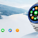 RIVERSONG Motive 9 Max Bluetooth Calling Smart Watch (1.43” AMOLED Display & Stainless Steel Bracelet) - SW903