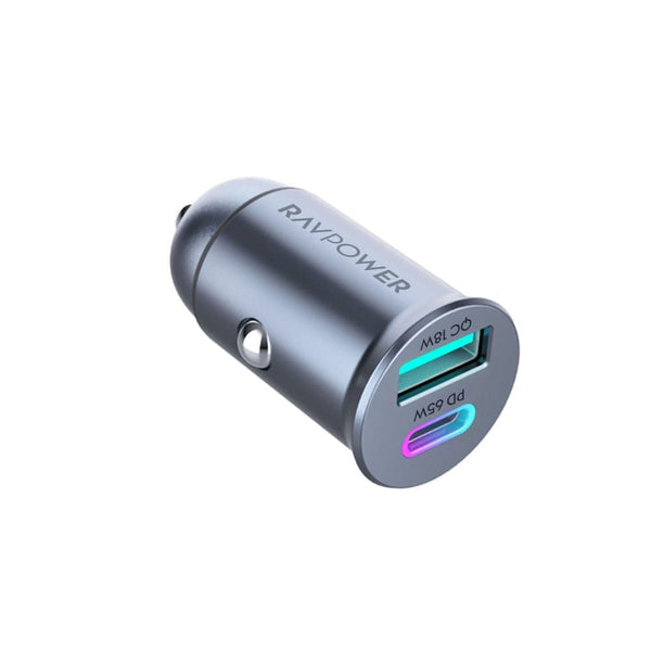 Ravpower PD 65W 2 Port  Car Charger (Aluminium Alloy Material) – VC1013