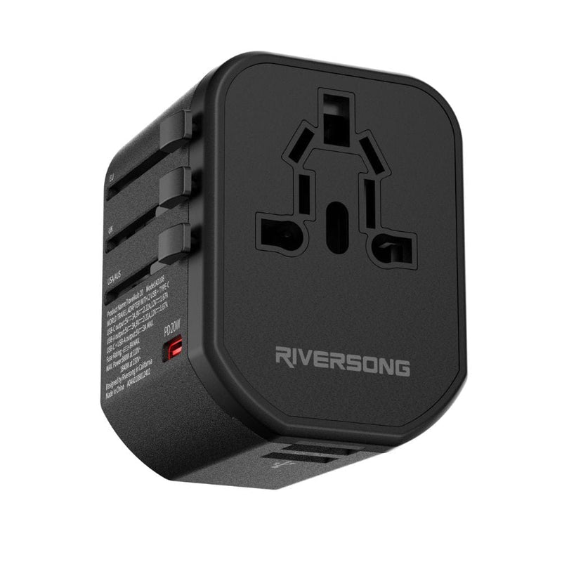 Riversong 4-in-1 20W Universal Travel Adapter (Charger) - AD108