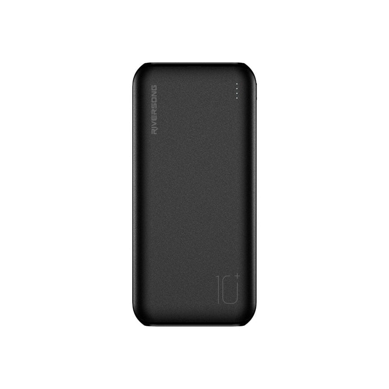 Riversong 10000mAh Fast Charging Power Bank, 2 USB-A, Micro USB & Type-C Port -  PB78