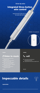 IQ TOUCH Wired Earbuds Headphones with Lightning Plug - SOLO-S7+
