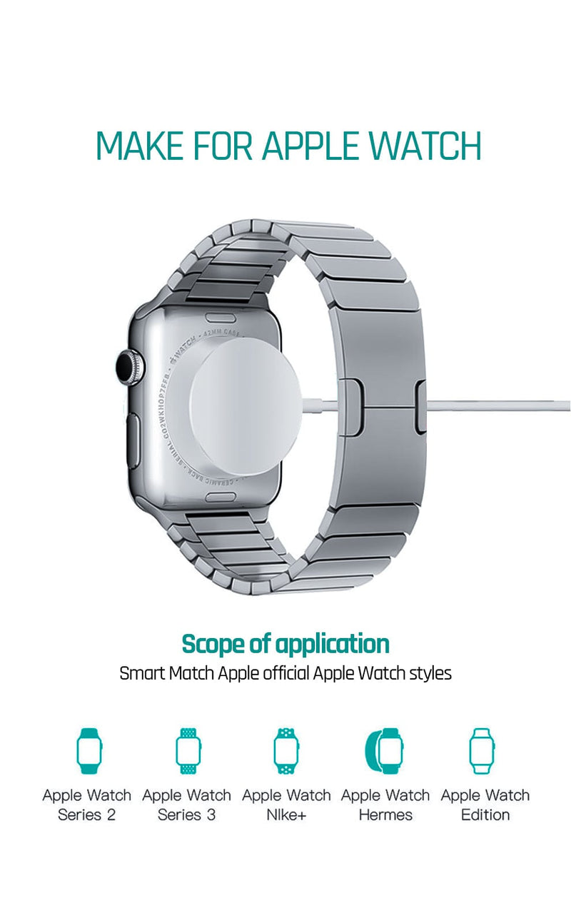 IQ Touch Apple Watch Charger with 1 Meter USB-C interface - SNAPLINK