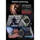 TELUX ACTIVEX Smart Calling Watch with 1.43” AMOLED Display & 2 Straps (Stainless Steel & Silicon) - T53