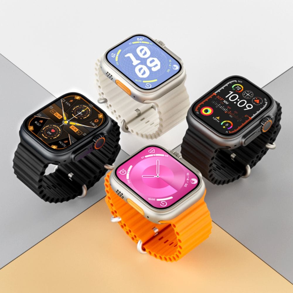 TELUX EVO 9 Smart Calling Watch with 2.02” FHD Display & Extra Strap - F1684