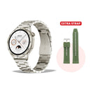 TELUX NEO Smart Calling Watch with 1.43” AMOLED Display & 2 Straps (Stainless Steel & Silicon) - AM24