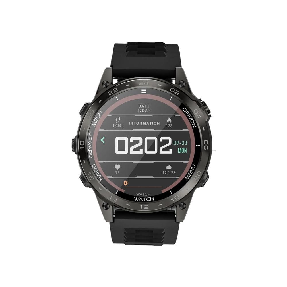 TELUX SPORTX Smart Calling Watch with 1.39” FHD Display & AI Voice Assistant - Y2680
