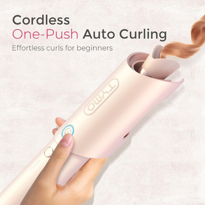 TYMO CURLGO Cordless Auto Curling Iron (Curler for Hair Length 14"-22") - HC520P