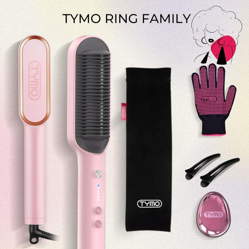 TYMO Ring Hair Straightener with Built-in Comb - HC100