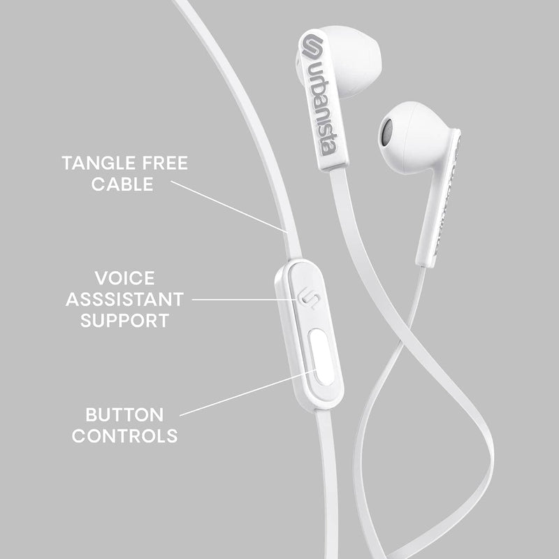 Urbanista Tangle Free Wired Headphones With Type-C Plug - San Francisco