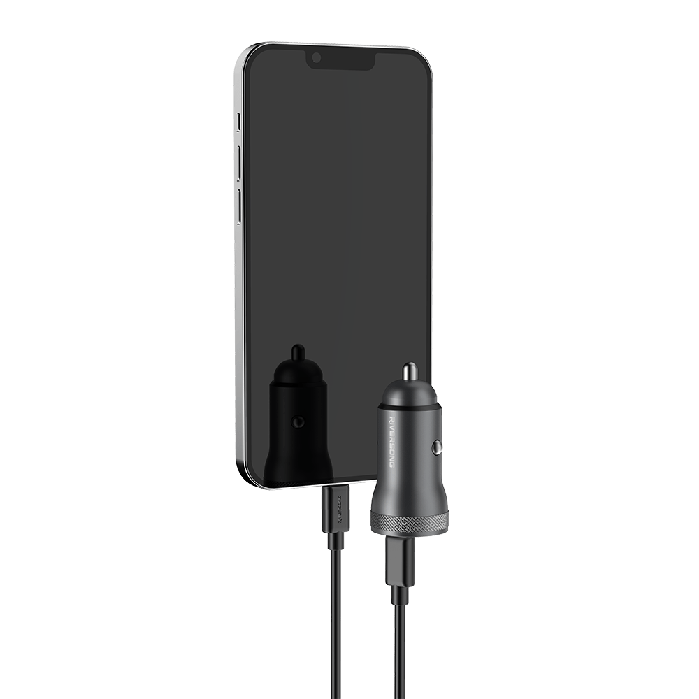 RIVERSONG 20W USB-A & USB-C Fast Car Lighter Charger - CC20