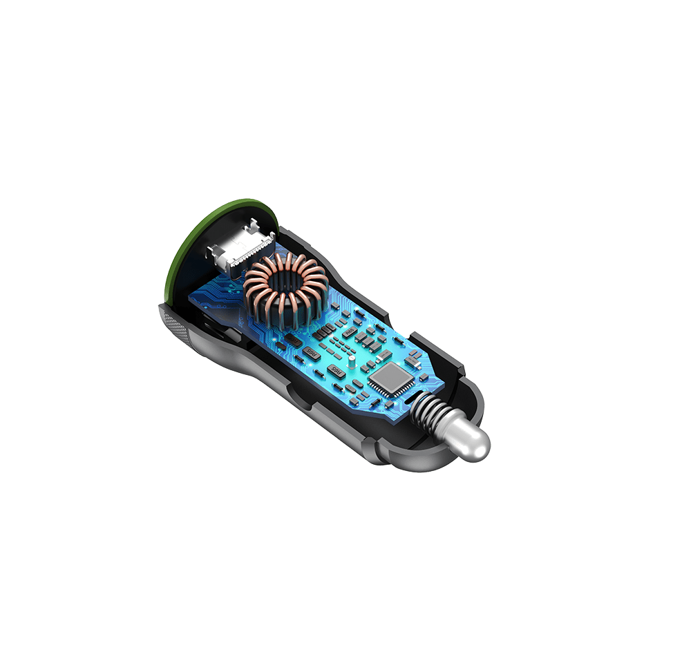 RIVERSONG 20W USB-A & USB-C Fast Car Lighter Charger - CC20