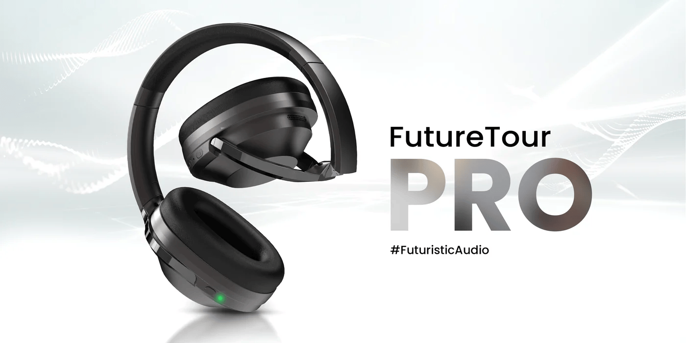 HiFuture FutureTour Pro Hybrid Over-Ear Bluetooth Headphones - HEFT