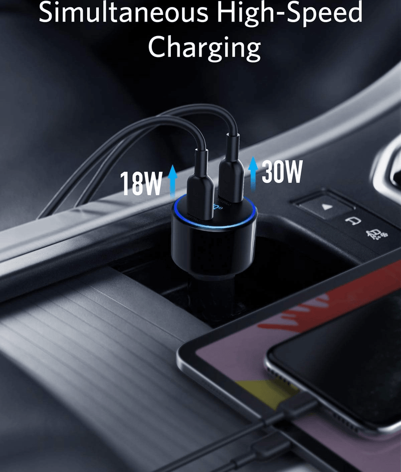 Anker PowerDrive III Duo 48W Car Charger 2 USB-C Port - A2725